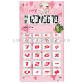 2015 new design 8 digits silicone handheld pocket calculator